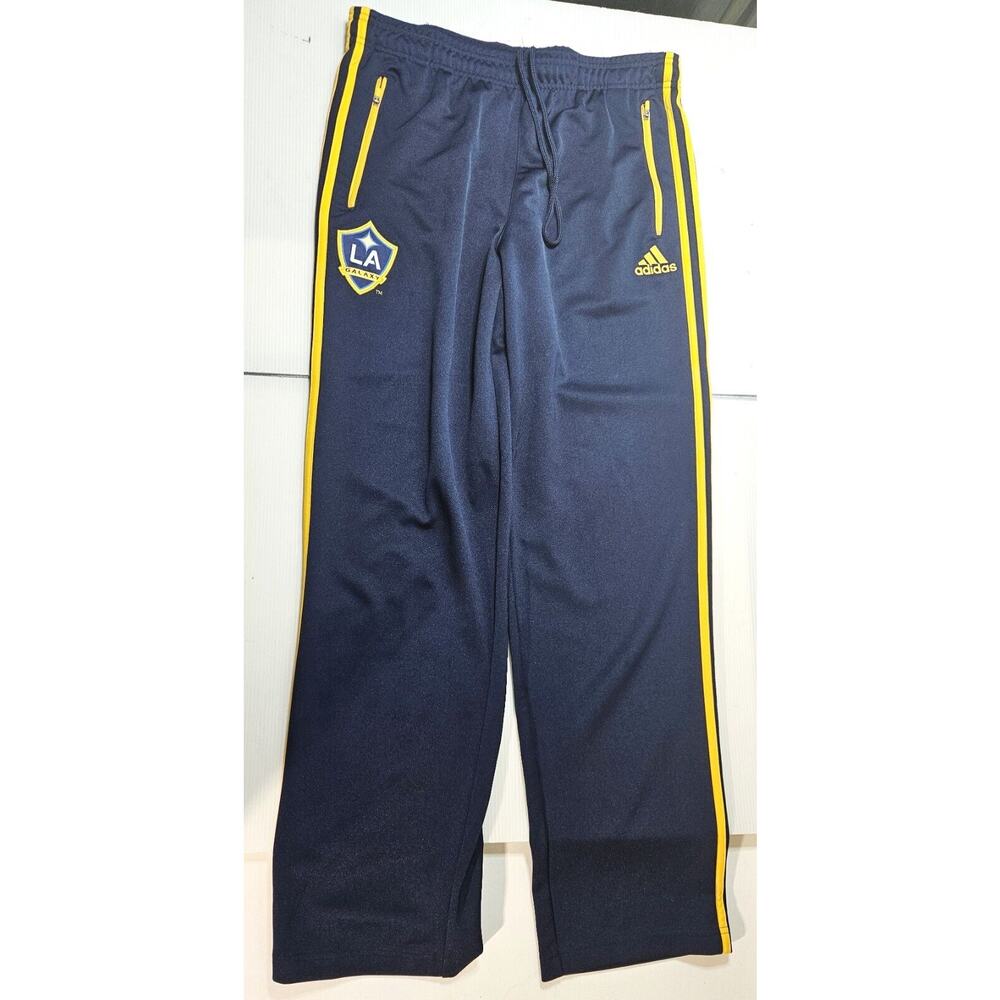 Adidas LA Galaxy Navy Blue Pants Size M.